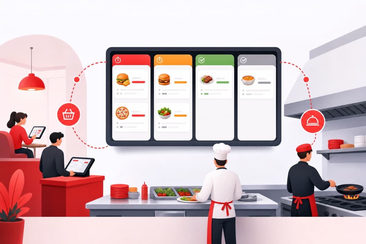 Comment choisir son écran cuisine KDS pour fast-food en 2026